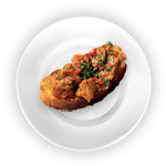 Garlic Bread With Cheese & Spicy Chicken (5 Pcs) 