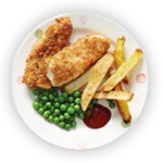 Kids Fish Fingers & Chips 
